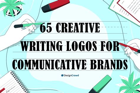 65 Creative Writing Logos For Communicative Brands