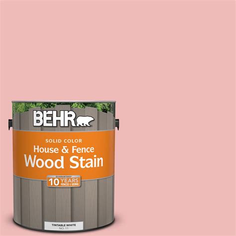Behr 1 Gal Bic 04 Pink Taffy Solid Color House And Fence Exterior