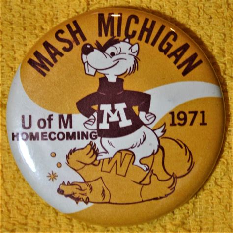 University Of Minnesota Homecoming Buttons 1971