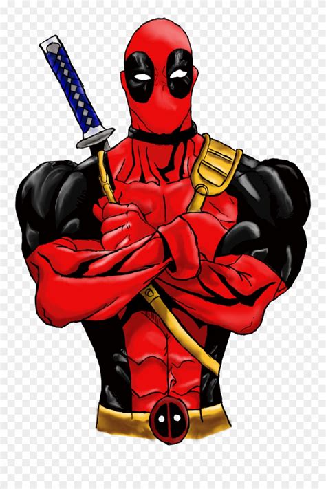 Deadpool drawing is very easy to draw. Deadpool Drawing | Free download on ClipArtMag