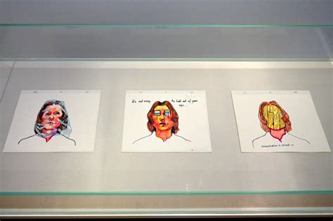 Zeichnungen Für Den Film Selfportrait Maria Lassnig 1971