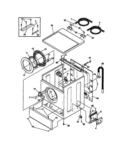 Kenmore Stackable Washer Dryer Parts Diagram Hanenhuusholli