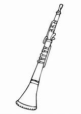 Oboe sketch template