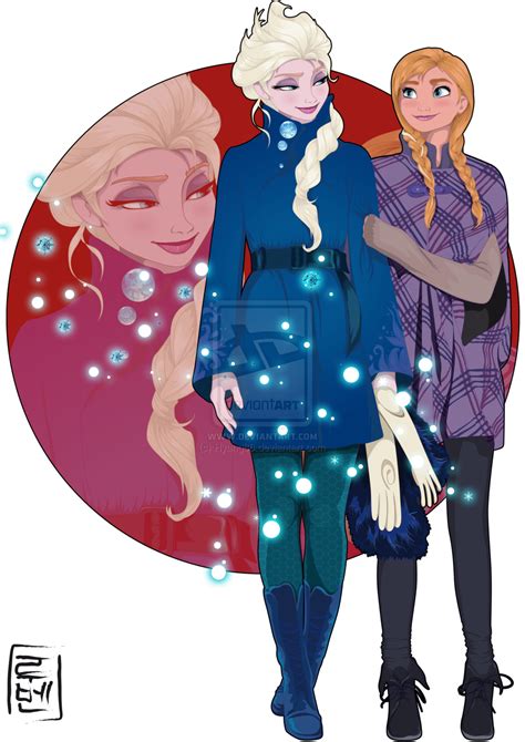 Elsa And Anna Elsa And Anna Fan Art 37452083 Fanpop