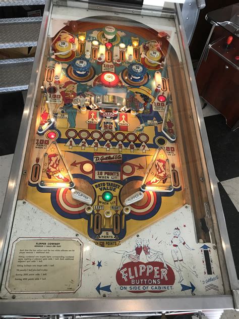 Flipper Cowboy Pinball Machine Fun