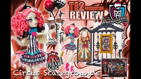 Review Monster High Freak Du Chic Playset Circus Scaregrounds YouTube