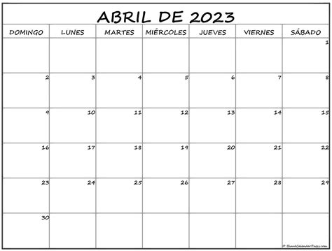 Abril Calendario Para Escribir Calendario Para Imprimir Gratis 17856