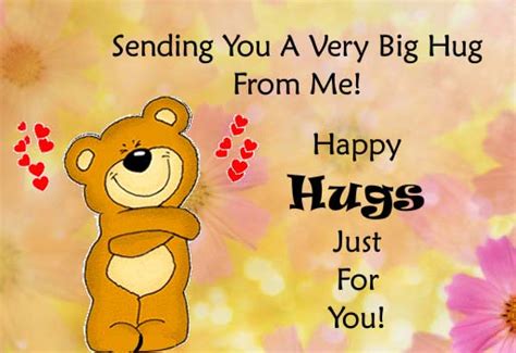 Happy Hugs Just For You Free Hug Week Ecards Greeting Cards 123