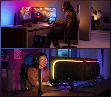 Hue Play Gradient Lightstrip Also Comes For Larger Pc Screens