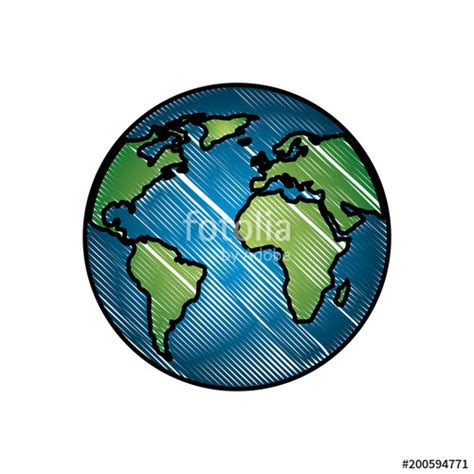 Planet Earth Drawing Free Download On Clipartmag