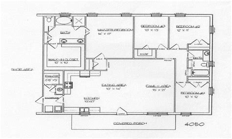 40x60 Shop House Floor Plans Floorplansclick