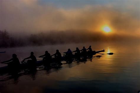 Sunrise Fog Row2k Rowing Photo Of The Day