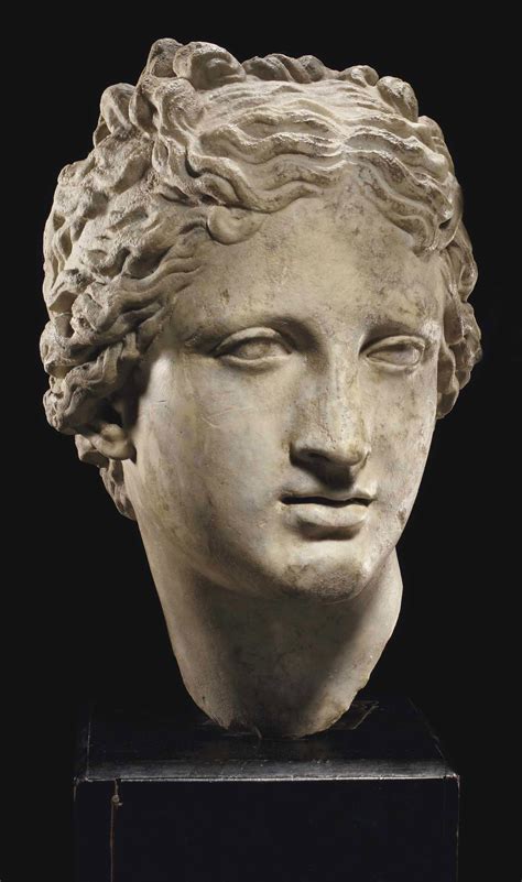 timeless beauty roman marble head of venus