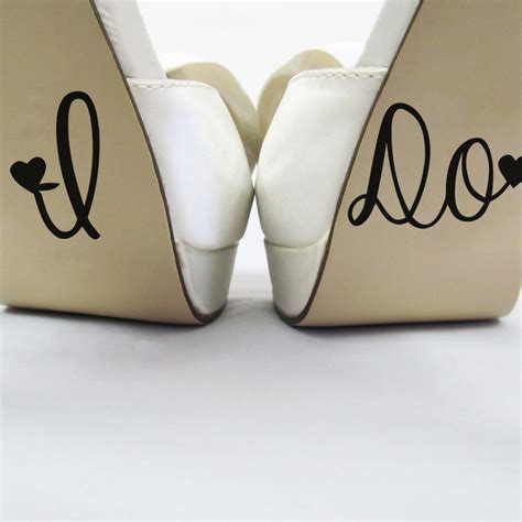 I Do Shoe Sticker Bridal Party Ts Online Wedding