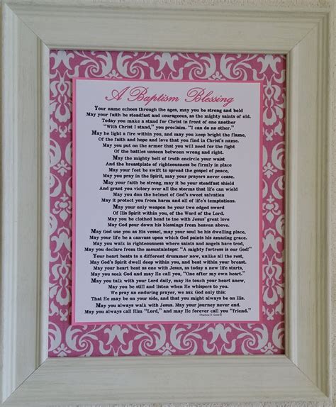 A Blessing On The Day Of Your Baptism Adultolder Etsy