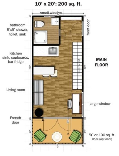 Simple Elegance In This Two Story 350 Sq Ft Micro Home Tiny House