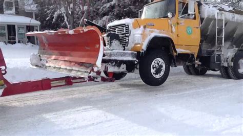 Towing A Plow Truck Smithfield Youtube