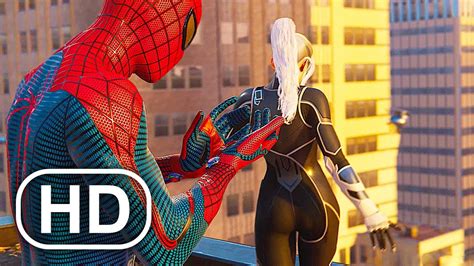 The Amazing Spider Man Cheating On Mj With Black Cat Scene K Ultra Hd Spider Man Remastered