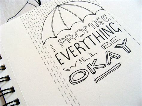 Typography Quotes Drawing