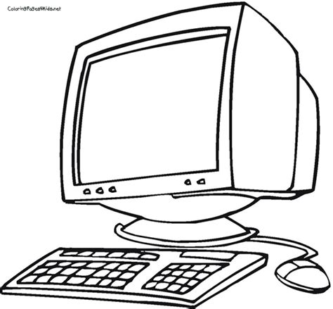 Computer Coloring Sheets For Kids Coloring Pages