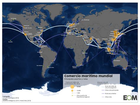 Las Principales Rutas Comerciales Marítimas Del Mundo Mapas De El