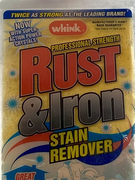 Whink Rust And Iron Stain Remover Professional Strength 26 Ounce Bottle