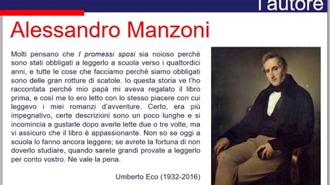 Alessandro Manzoni Vita Pensiero E Poetica Youtube
