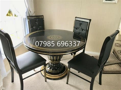 Shop chairs and other antique and modern chairs and seating from the world's best furniture dealers. VERSACE DESIGN ROSSELLA ITALIAN DINING TABLE AND 4 CHAIRS ...