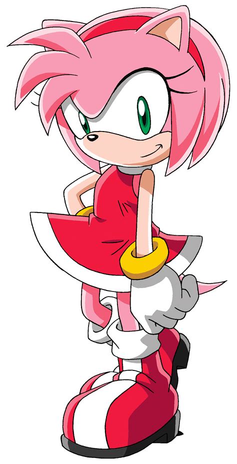 * amy rose is a pink female hedgehog who is in love with sonic. Amy the Hedgehog - Sonic Pokémon Wiki