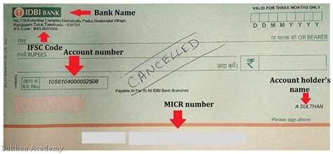 How To Create A Cancelled Cheque Creating Cancelled C