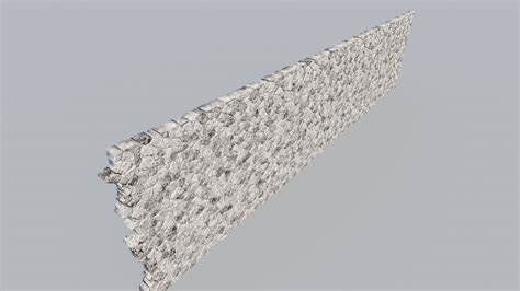 Textura De Parede De Pedra De Granito Cinza Natural Modelo 3d 25