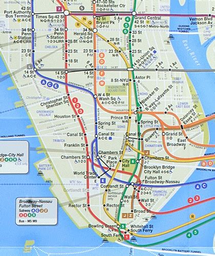 With Service Changes Mta Refreshes Its Map Second Ave Sagas