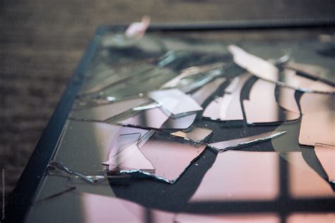 Shattered Glass Broken Pieces Del Colaborador De Stocksy Tara Romasanta Photography Stocksy