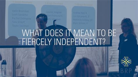 What Does It Mean To Be Fiercely Independent Youtube