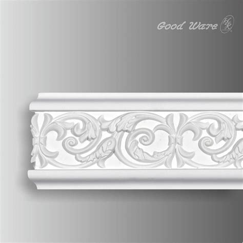 Create a panel effect with this popular decorative trim moulding. GP-08061 Frieze commercial chair rail molding | Chair rail ...