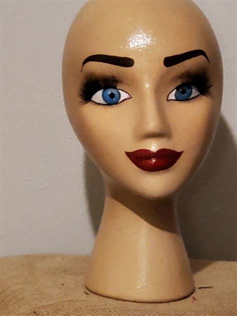 American Beauty Painted Mannequin Head Etsy
