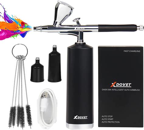 Buy Xdovet Upgraded 30psi Airbrush Kit Rechargeable Cordless Airbrush