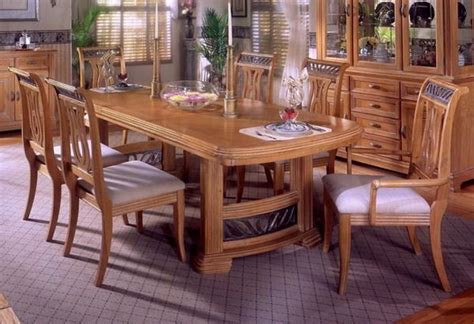 Oak Dining Room Set How To Go Traditional Elegantly Modern Oak