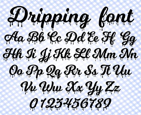 Drip Font Blood Font Blood Drip Font Halloween Font Dripping Etsy