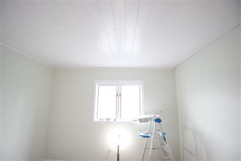 Is it better to spray or roll popcorn ceiling paint? How to Install Ceiling Planks to Cover Popcorn Ceilings ...