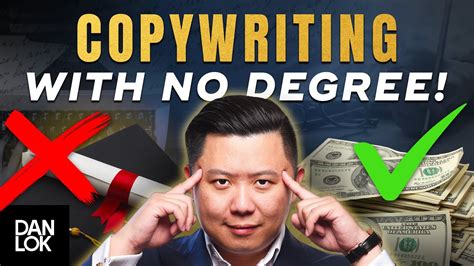 How To Become A Copywriter With No Degree Youtube