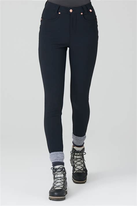 The Aventurite Stretch Skinny Outdoor Trousers Black
