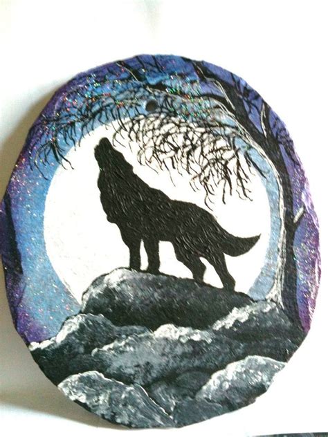 Painted Rocks Wolf Yahoo Image Search Results Painted Rock Animals