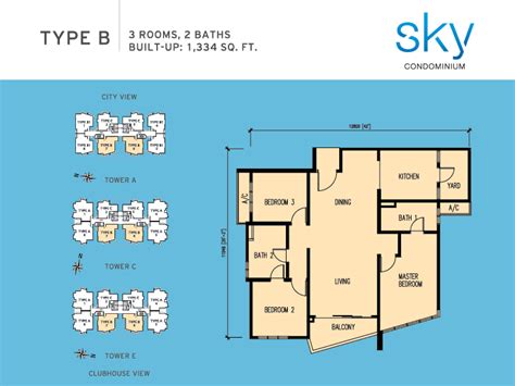 The only amenities nearby this apartment are schools. Rent to Own - Sky Condominium | IOI Properties Group Berhad
