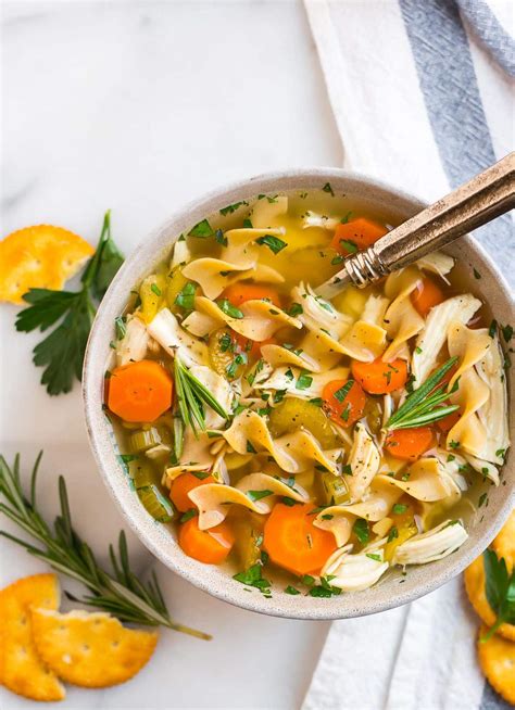 Crock Pot Chicken Noodle Soup Easy Healthy Recipe