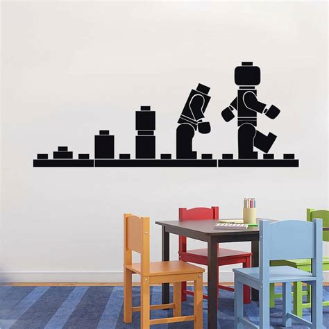 I suppose if my fifteen minutes of fame involves me virtually guiding people through what i call my lego lounge. LEGO EVOLUTION Decal WALL STICKER Home Decor Art Vinyl ...