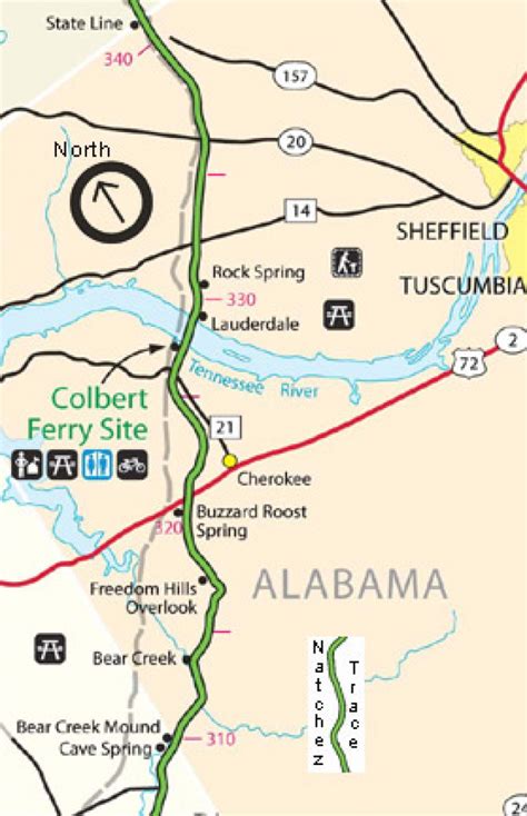 Tennessee Alabama State Line Map Printable Map