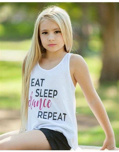 Eat Sleep Dance Repeat Shirt For Girls White Dancewear Tank Etsy