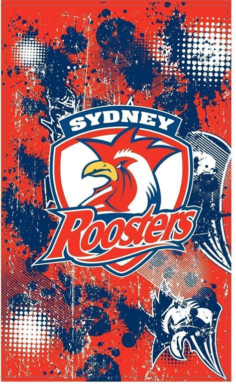 Logo generator designevo can help everyone be a professional rooster logo designer. Sydney Roosters NRL Team Logo 90cm x 150cm Cape Flag/ Wall ...