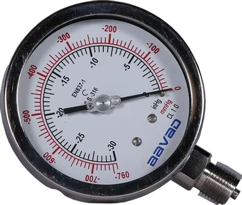 15 Inch 40 Mm Vacuum Pressure Gauge 0 To 2000 Bar At Rs 800 In